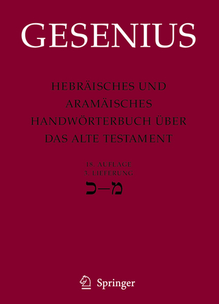 Hebräisches und Aramäisches Handwörterbuch über das Alte Testament - Herbert Donner; R.D. Meyer; Wilhelm Gesenius