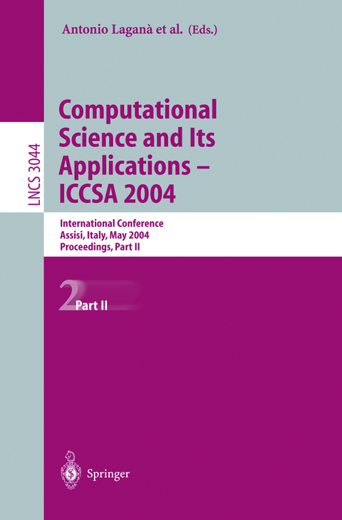 Computational Science and Its Applications - ICCSA 2004 - 