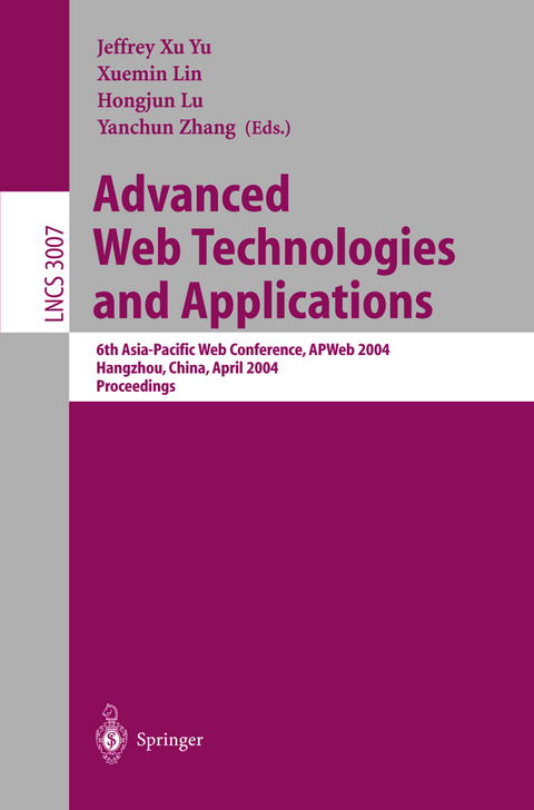Advanced Web Technologies and Applications - 