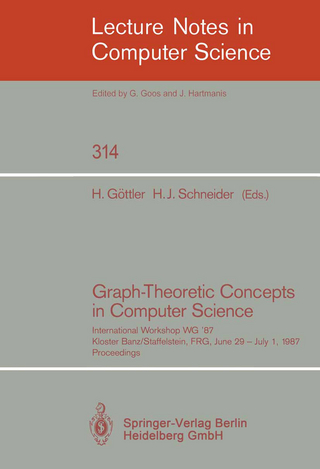 Graph-Theoretic Concepts in Computer Science - Herbert Göttler; Hans-Jürgen Schneider
