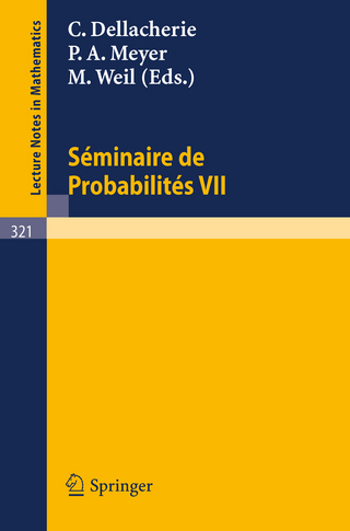 Séminaire de Probabilités VII - C. Dellacherie; P.A. Meyer; M. Weil