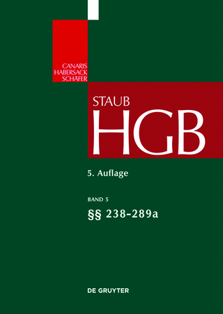 Handelsgesetzbuch / §§ 238-289a - Klaus-Dieter Drüen; Peter Hommelhoff; Rainer Hüttemann; Detlef Kleindiek; André Meyer; Moritz A. Pöschke