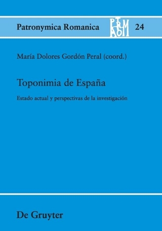 Toponimia de España - María Dolores Gordón Peral