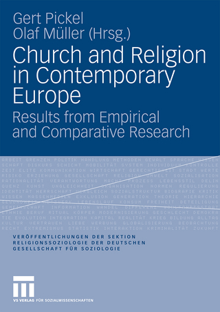 Church and Religion in Contemporary Europe - Gert Pickel; Olaf Müller