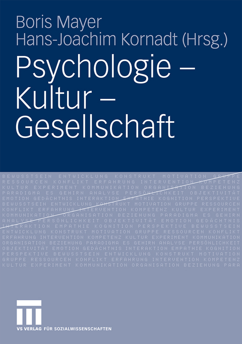 Psychologie - Kultur - Gesellschaft - 