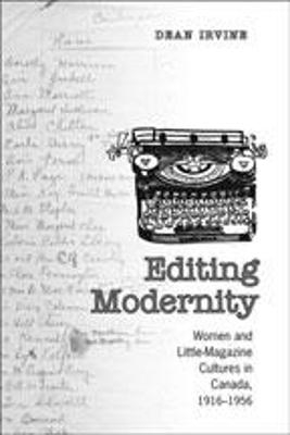 Editing Modernity - Dean Irvine
