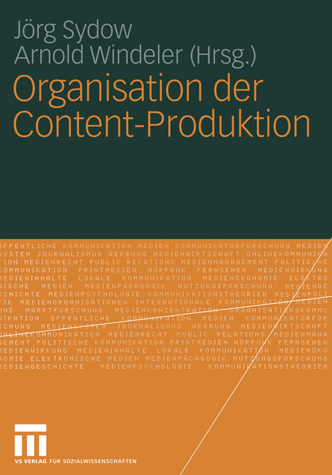 Organisation der Content-Produktion - 
