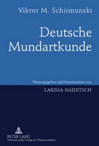 Deutsche Mundartkunde - Larissa Naiditsch