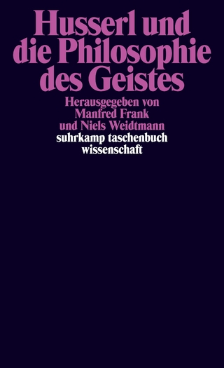 Husserl und die Philosophie des Geistes - Manfred Frank; Niels Weidtmann