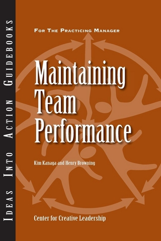 Maintaining Team Performance - Kanaga; Browning