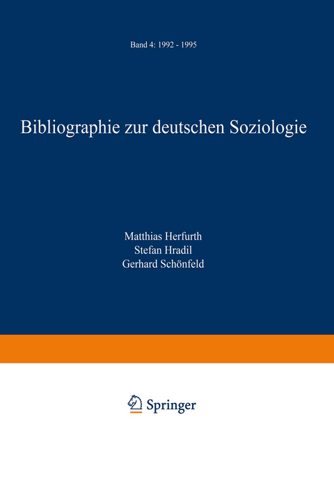 Bibliographie zur deutschen Soziologie - Matthias Herfurth, Stefan Hradil