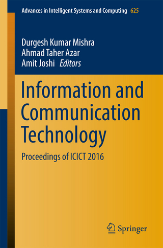 Information and Communication Technology - Durgesh Kumar Mishra; Ahmad Taher Azar; Amit Joshi
