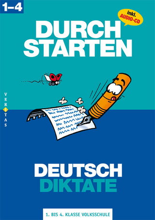 Durchstarten Deutsch 1-4. Diktate (inkl. Audio-CD) - Sandra Krenn; Floriane Unger