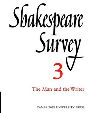 Shakespeare Survey - Allardyce Nicoll