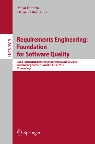 Requirements Engineering: Foundation for Software Quality - Maya Daneva; Oscar Pastor