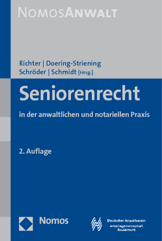 Seniorenrecht - Ronald Richter; Gudrun Doering-Striening; Anne Schröder; Bettina Schmidt