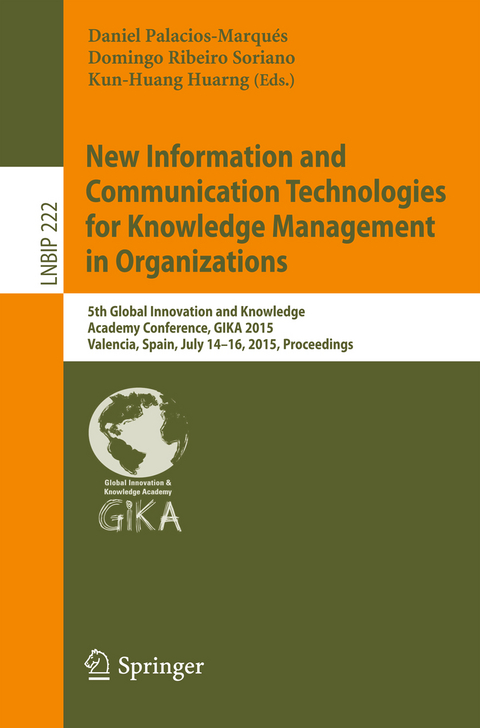 New Information and Communication Technologies for Knowledge Management in Organizations - 