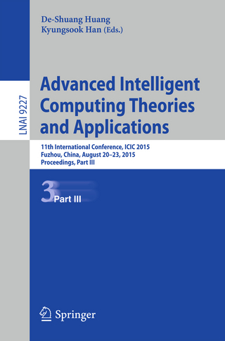 Advanced Intelligent Computing Theories and Applications - De-Shuang Huang; Kyungsook Han