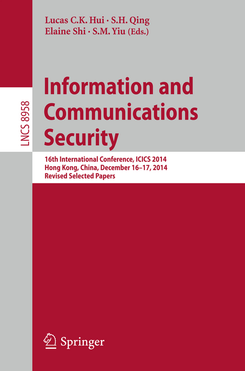 Information and Communications Security - 