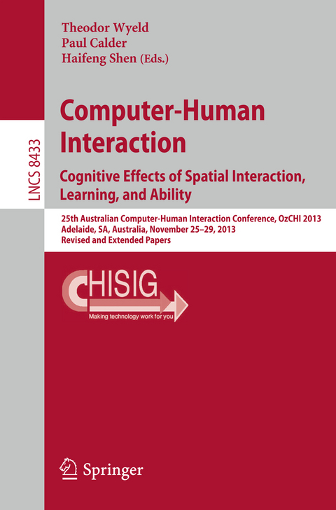 Computer-Human Interaction. Cognitive Effects of Spatial Interaction, Learning, and Ability - 