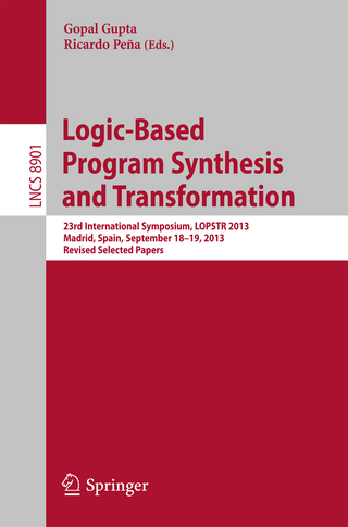 Logic-Based Program Synthesis and Transformation - Gopal Gupta; Ricardo Peña