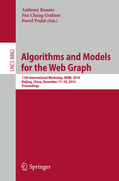 Algorithms and Models for the Web Graph - 
