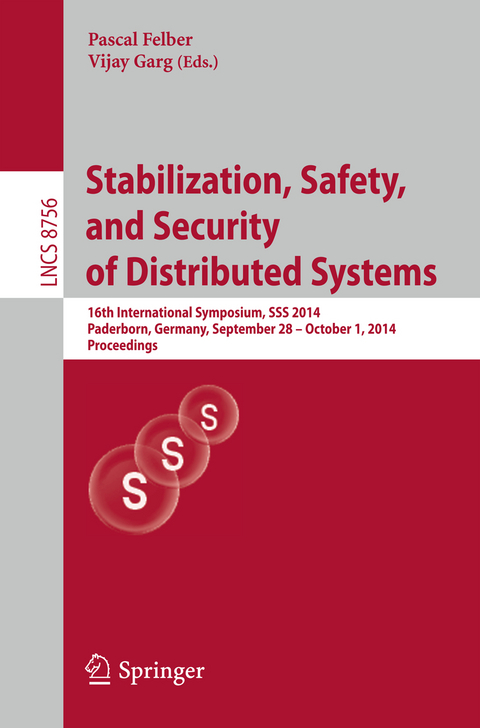Stabilization, Safety, and Security of Distributed Systems - 