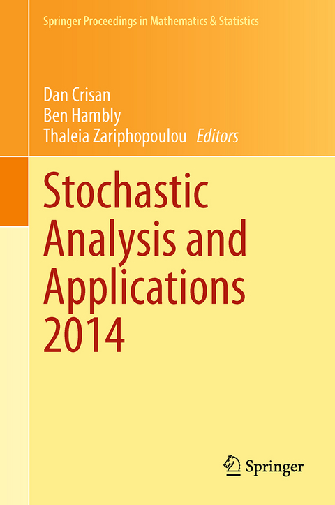 Stochastic Analysis and Applications 2014 - 