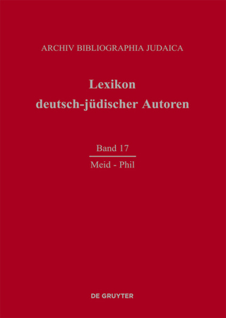 Lexikon deutsch-jüdischer Autoren / Meid ? Phil - Archiv Bibliographia Judaica e.V.