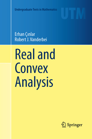 Real and Convex Analysis - Erhan Cinlar; Robert J Vanderbei