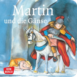 Martin und die Gänse. Mini-Bilderbuch. - Bettina Herrmann; Sybille Wittmann