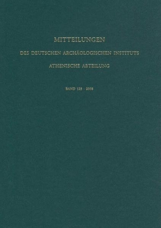 Mitteilungen des Deutschen Archäologischen Instituts, Athenische Abteilung - Deutsches Archäologisches Institut Athen
