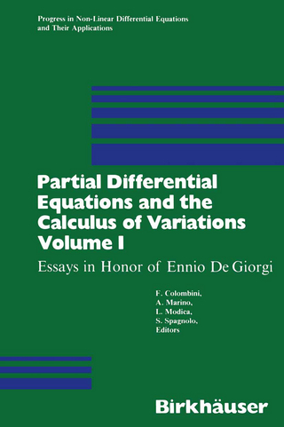 Partial Differential Equations and the Calculus of Variations - COLOMBINI; Marino; Modica; SPAGNOLA