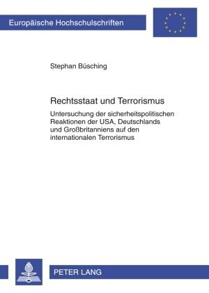 Rechtsstaat und Terrorismus - Stephan Büsching