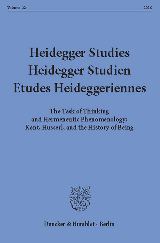 Heidegger Studies / Heidegger Studien / Etudes Heideggeriennes. - Ingeborg Schüßler