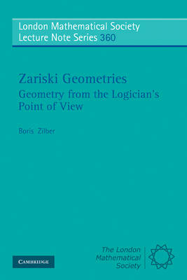 Zariski Geometries - Boris Zilber