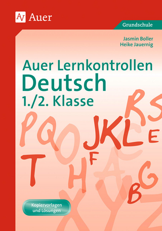 Auer Lernkontrollen Deutsch, Klasse 1/2 - Jasmin Boller; Heike Jauernig