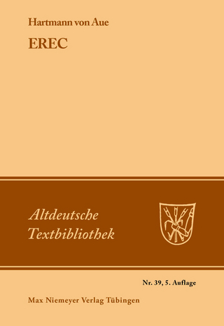 Erec - Hartmann von Aue; Albert Leitzmann; Ludwig Wolff