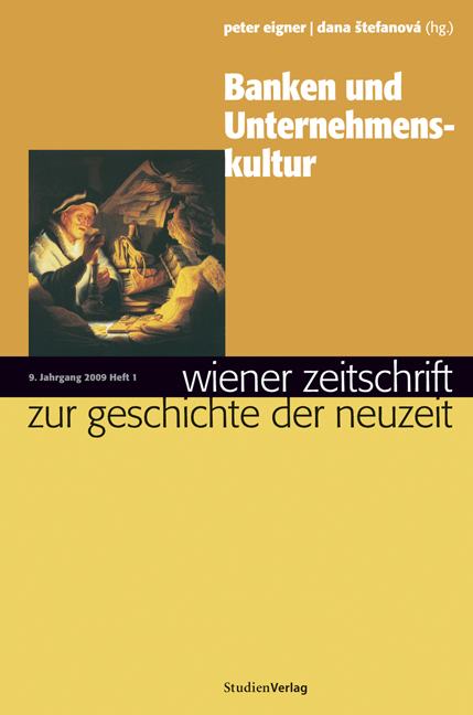 Wiener Zeitschrift zur Geschichte der Neuzeit 1/09