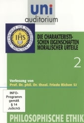 Die charakteristischen Eigenschaften moralischer Urteile, 1 DVD - Friedo Ricken
