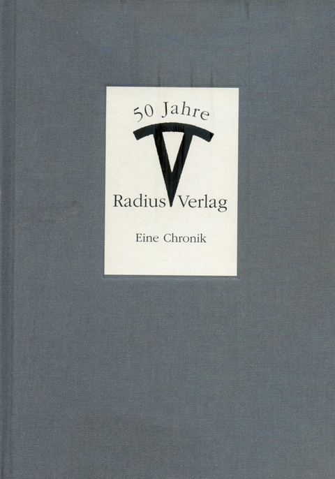 50 Jahre Radius-Verlag - Wolfgang Erk