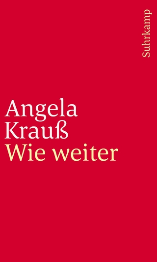 Wie weiter - Angela Krauß