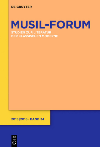Musil-Forum / 2015/2016 - Norbert Christian Wolf; Rosmarie Zeller