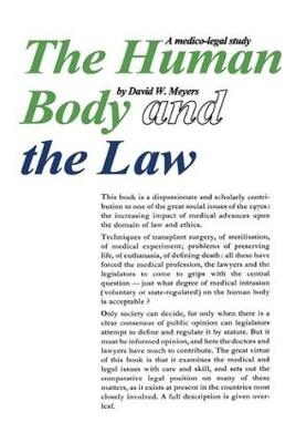 Human Body and the Law - Robert Maynard Hutchins