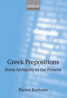 Greek Prepositions - Pietro Bortone