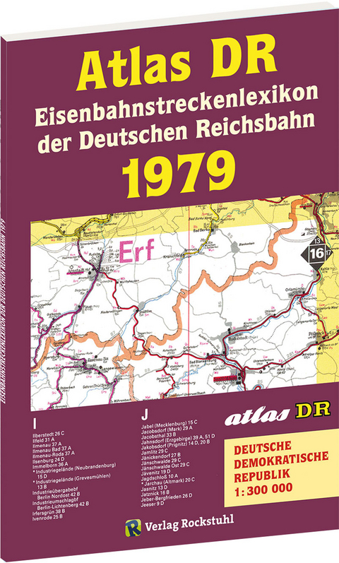 ATLAS DR 1979 - Eisenbahnstreckenlexikon der Deutschen Reichsbahn - 