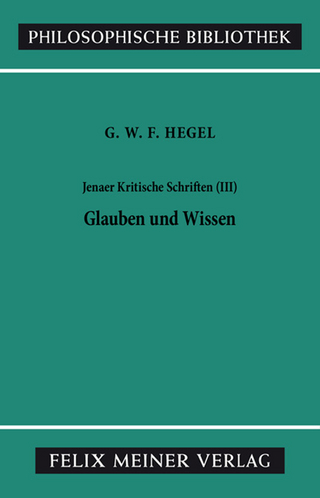 Jenaer Kritische Schriften (III) - Georg Wilhelm Friedrich Hegel; Hans Brockard; Hartmut Buchner