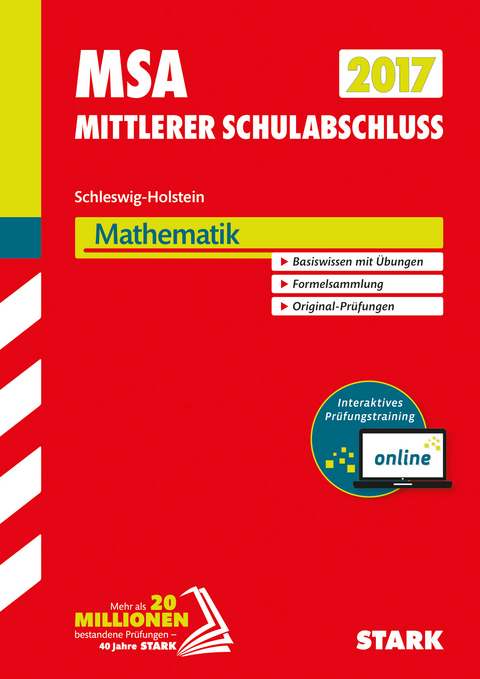 Mittlerer Schulabschluss Schleswig-Holstein - Mathematik, inkl. Online-Prüfungstraining