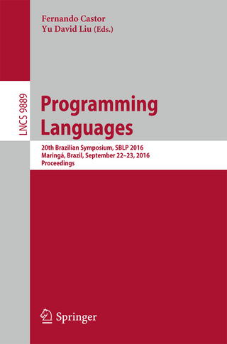 Programming Languages - Fernando Castor; Yu David Liu