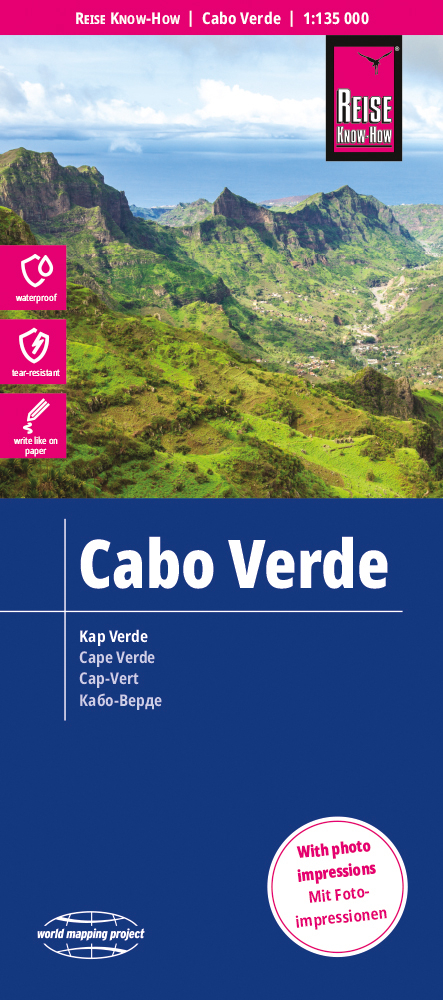 Reise Know-How Landkarte Cabo Verde (1:135.000) - Reise Know-How Verlag Peter Rump